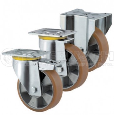 Schwerlast-Bockrolle B50/PUA/125/5/P4