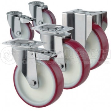 Lenkrolle mit Totalfeststeller LTF40/TPL/160/0/P4