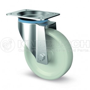 Edelstahl-Transportgeräte-Lenkrolle L41/NYL/080/0/P3