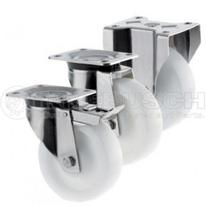 Edelstahl-Schwerlast-Bockrolle B51/NYS/080/7/P4